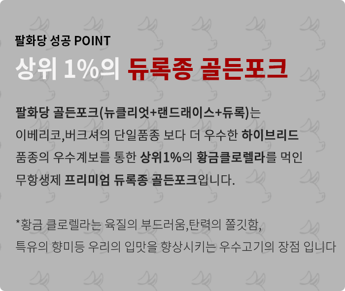 상위1%의 듀록종 골든포크